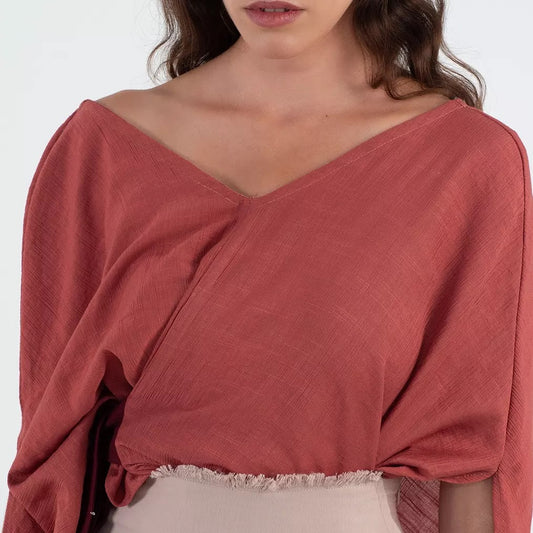 BLUSA PARIS COLOR TEJA